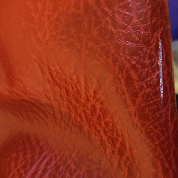 MATT & NAT Red Large Bag Purse Y2K Adjustable Straps Vegan Leather - Picture 5 of 9